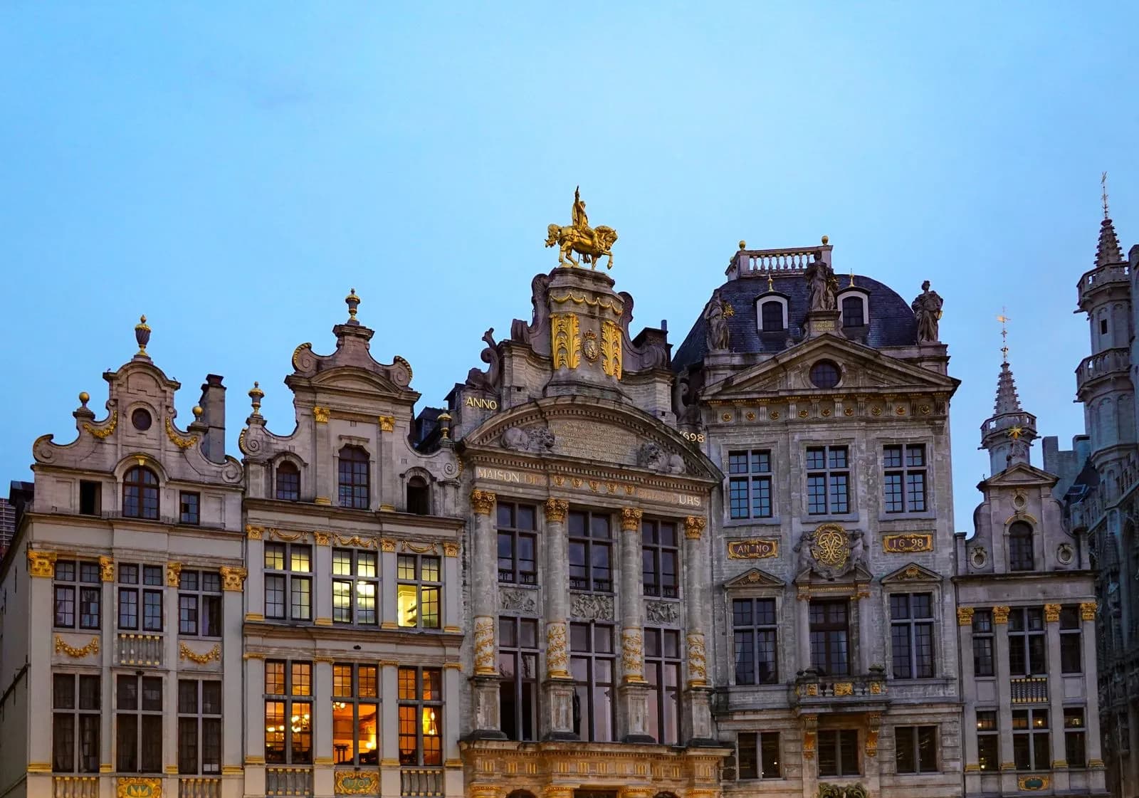 Façades de la Grand-Place de Bruxelles